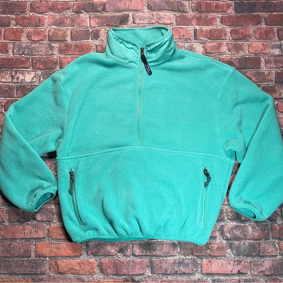 Patagonia Sweaters - Patagonia Synchilla Marsupial Fleece 1/2 Zip Pullover Jacket Womens Small S Blue